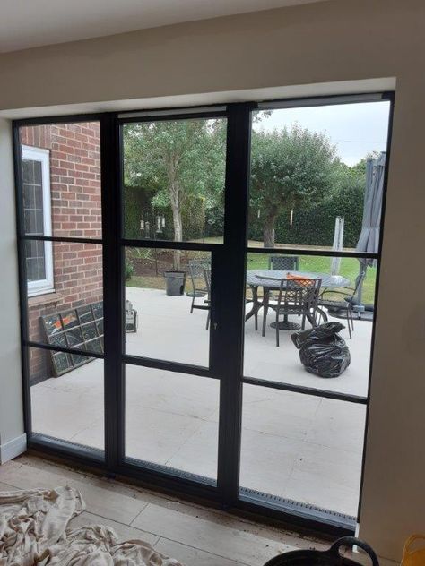 Heritage French & Single Doors - Kloeber Single Patio Door, Ral Colour Chart, Glass Patio Doors, Single French Door, Aluminium French Doors, Garage To Living Space, Glass Patio, Industrial Windows, Glass Doors Patio