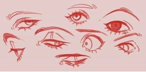 Stylized Mouth, Stylized Lips, Stylised Eyes, Eye Expressions, Face Drawing Reference, Anatomy Sketches, Body Reference Poses, Vintage Drawing, Girls Cartoon Art