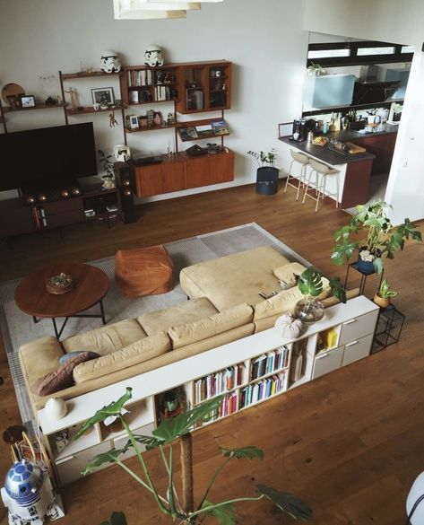 Living Room Kitchen Combo, Leather Sofa Living, Mid Century Home, Modern Magic, Century Home, Interior Design Boards, Room Redesign, Indoor Design, Elevate Your Home