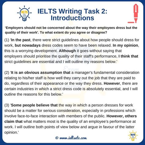 Here are 3 useful ways of writing a General Statement and following it up with an effective Introduction. Find more Writing Task 2 tips on my website. Ilets Exam Writing Task 1 General, Ielts Writing Task 2 General, Task 2 Vocabulary, Writing Ielts, Vocabulary Ielts, Ielts Writing Task1, English Letter Writing, Ielts Essay, Essay Writing Examples