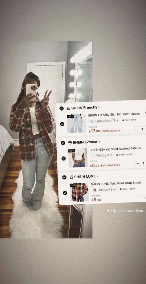 Cute Cheap Shein Outfits, Girly Shein Outfits, Fly Girl Outfits Black Women Shein, Shein Back To School Outfits 8th Grade, Shein Winter Outfits 2024, Cute Outfits On Shein, Cute Outfits Shein, Clothes Ideas For Teenagers, Outfits Black Women School