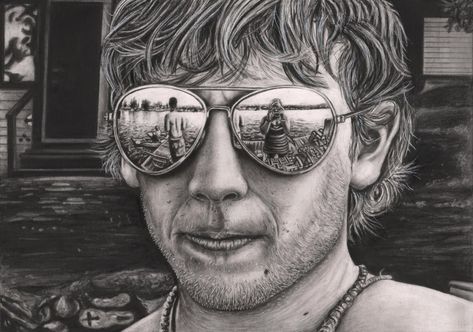 'Look into my Glasses' graphite drawing by Pen-Tacular-Artist.deviantart.com on @DeviantArt Reflection In Glasses, Reflection Drawing, Glasses Drawing, Realistic Pencil Drawings, Pencil Drawings, To Draw, Pencil, Pen, Fine Art