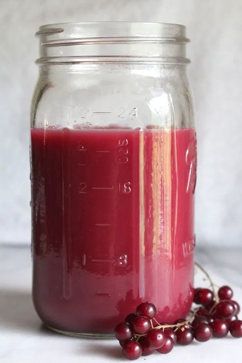 Chokecherry Syrup Chockcherry Syrup Recipe, Chokecherry Juice Recipes, Chokecherry Juice, Chokecherry Recipes, Chokecherry Syrup, Canning Jelly, Chokecherry Jelly, Blackcurrant Jelly, Steam Juicer