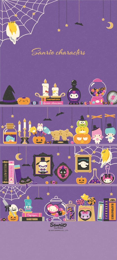 Halloween Backgrounds Laptop, Wallpaper Backgrounds Halloween, Hello Kitty Halloween Wallpaper, Backgrounds Halloween, Backgrounds Laptop, Wallpapers Halloween, Halloween Hello Kitty, Hello Kitty Backgrounds, Hello Kitty Halloween