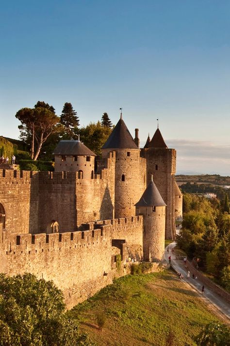 10 Best Things To Do In Carcassonne, France French Cafes, Medieval Cities, French Trip, Carcassonne France, Old Architecture, Canal Du Midi, Medieval Castles, Cobblestone Streets, Cycling Trips