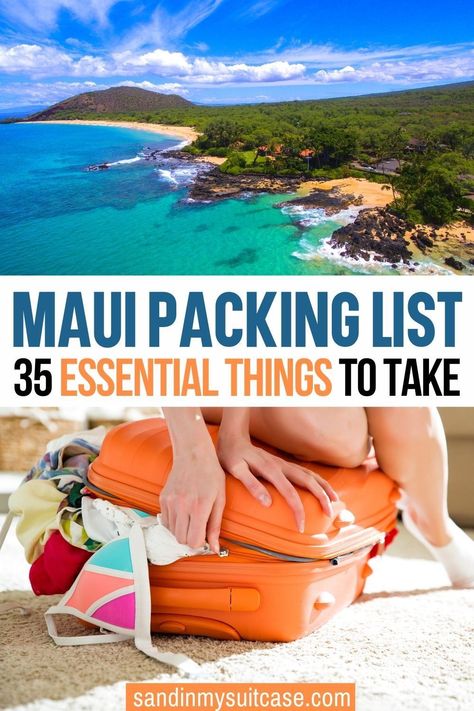 What To Pack For Maui Vacation, How To Pack For Hawaii, Maui Hawaii Packing List, Hawaii Essentials Packing, Things To Pack For Hawaii Vacation, What To Pack For Maui, Things To Bring To Hawaii, Outfits For Maui Vacation, What To Pack To Hawaii