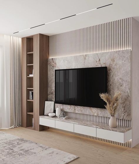 Tv Wall Design For Living Room, Tv Wall Design Room, Latest Tv Unit Designs For Hall Wall, Tv Back Wall Design, Luxury Tv Wall Design Living Room Tv, Interior Tv Wall Design, Interior Design Tv Wall Modern, Living Tv Unit Design Modern, Ideas Sala Comedor