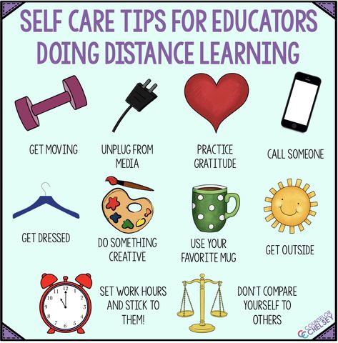 These self-care tips for distance learning are perfect for busy educators who have made the switch online. They are simple, but have great power to help you feel focused and refreshed during this time of uncertainty. Self Care For Teachers, School Counseling Ideas, Mindfulness For Teachers, Coping Skills Activities, School Counseling Activities, Friendship Skills, Counseling Worksheets, Teacher Leader, Hygge Life