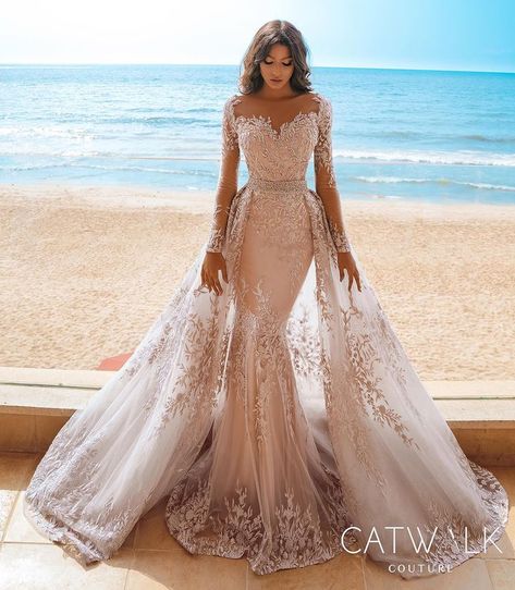 Champagne Wedding Dress Vintage, Beach Bride Dress, Wedding Party Dress Guest, 2 In 1 Wedding Dress, Claire Pettibone Wedding Dress, Luxury Bridal Dress, 2nd Wedding Dresses, Mexican Wedding Dress, Anniversary Dress