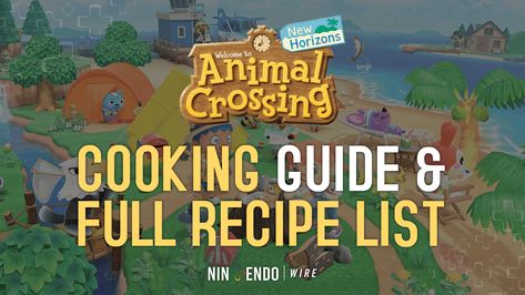 Cooking is now available in ACNH! Learn how to unlock this feature and find a full list of all Cooking Recipes by checking out our guide. Acnh Cooking Recipes, Animal Crossing Recipes, Acnh Recipes, Turnip Salad, Squid Ink Spaghetti, Mushroom Crepe, Pumpkin Bagels, Salmon Bagel, Peach Jelly