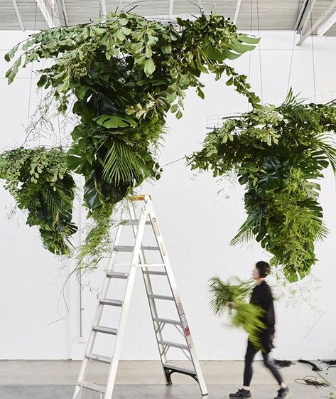 Plant Installation, Floral Installation, Flower Installation, Floral Installations, Garden Cafe, Hanging Flowers, Deco Floral, Arte Floral, Flower Farm