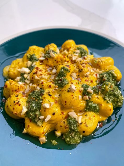 Mob — Creamy Miso Carrot Gnocchi Carrot Gnocchi, Carrot Tops, Easy Vegan Recipes, Veg Food, Summer Veggies, Small Food Processor, Cooked Veggies, Meatless Meals, Vegan Recipes Easy