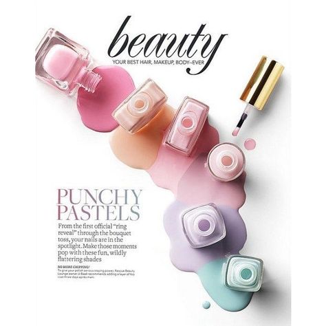 8 Adorable Pastel Nail Ideas ❤ liked on Polyvore featuring beauty products, nail care, nails and text Minion Nails, Spring Nail Polish, Pastel Nail Polish, 2014 Trends, Cosmetic Design, Still Life Photographers, Pastel Nails, Beauty Editorial, Spring Trends