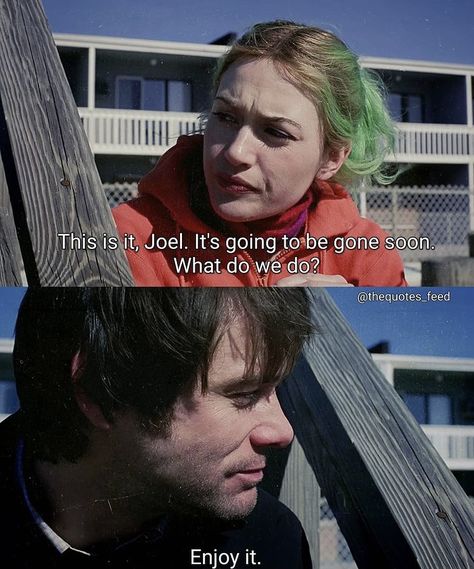 Meet Me In Montauk, Cinema Quotes, Eternal Sunshine Of The Spotless Mind, Me U, Favorite Movie Quotes, Movie Lines, Movie Couples, Film Quotes, Tv Quotes