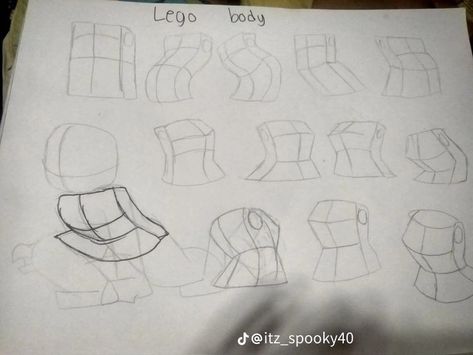 Lego Body Base, Lego Anatomy, Drawing Refs, Lego Drawing, Kid Drawing, I Did My Best, Eye Drawing Tutorials, Monkey Art, Creative Drawing Prompts