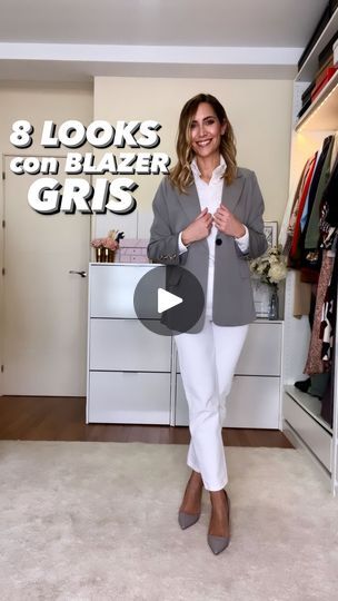 82K views · 7.3K reactions | 8 LOOKS con un BLAZER, CHAQUETA o AMERICANA GRIS 🩶

Si estabas pensando en hacerte con una, ya ves todo el partido que le puedes sacar. ¿Cuál te gusta más?
______________________________________
#granada #bloggerspain #ootd 
•
•
•
•
•
#blazergris #greyblazeroutfits
#joomspain #afiliado #outfitselegantes #overthirtystyle #overfortystyle #sacapartidoatuarmario #unaprendavarioslooks | Rosa Sorroche | Inspiración para sacar partido a tu ropa | rosasorroche · Original audio Granada, Ootd, Audio, Blazer