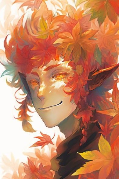 Eladrin Elf Male, Eladrin Paladin, Eladrin Male, Fae Character Design Male, Male Elf Art, Dnd Fae, Eladrin Dnd, Eladrin Elf, Autumn Fae