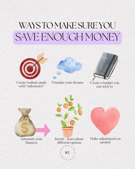 Sometimes it can seem like... It will be hard to save or invest enough money to reach certain goals. (especially with how tough things are financially for so many individuals + families ❤️) But, if the right framework is in place then reaching those goals becomes more attainable. You know, vs not having a strategy and just “winging it” and hoping for the best. 😅 ✍🏼 Create realistic goals with milestones By this I mean, when creating a goal, especially a big goal, it can be helpful to set... Burn Yourself, Hoping For The Best, Creating A Vision, Monthly Savings, Realistic Goals, Investing Tips, Enough Money, A Vision Board, Money Management Advice