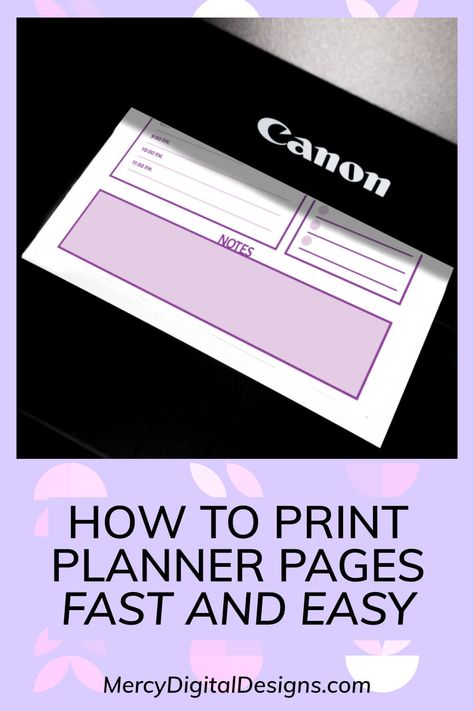 How to print planner pages Print Planner, Planner Bullet Journal, Planner Pages, Printable Planner, Printable Wall Art, Blogging, Digital Design, To Learn, You Think