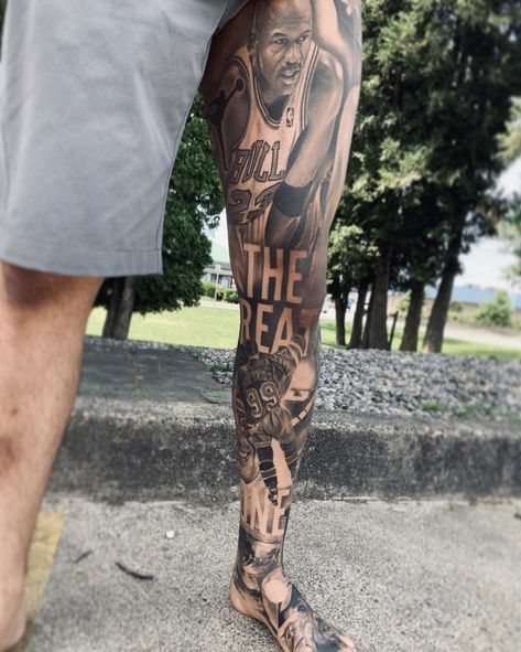 Loves Tattoo, Simple Leg Tattoos, Portrait Tattoo Sleeve, Leg Sleeve Tattoos, Rib Tattoos For Guys, Leg Tattoo Ideas, Full Leg Tattoos, Full Tattoo, The Best Tattoos