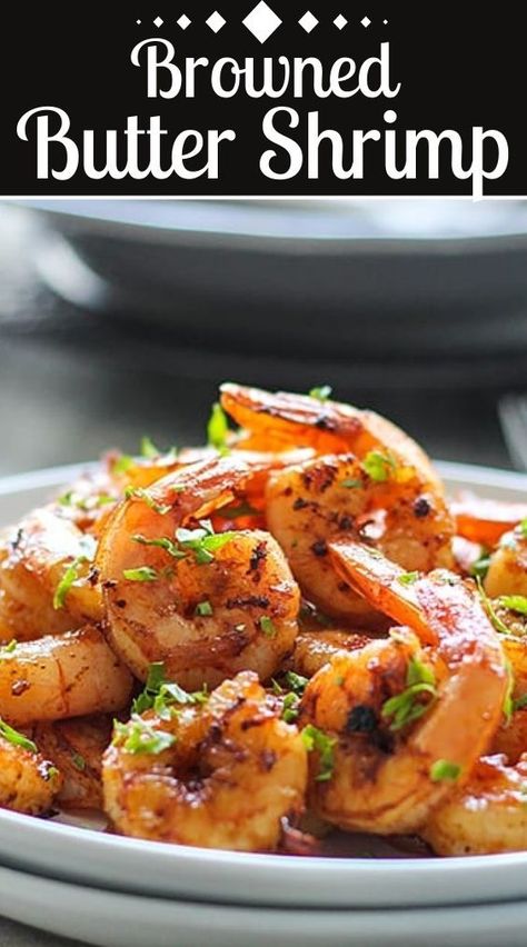 Buttered Shrimp Recipe, Wine Butter, Meat Casserole, Juicy Shrimp, Butter Shrimp, Best Pasta Recipes, Browned Butter, Easy Pasta Recipes, How To Cook Shrimp