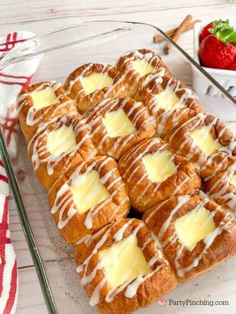 King's Hawaiian Rolls Cream Cheese Danish, easy Hawaiian roll dessert