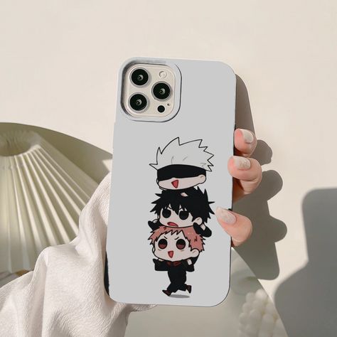 Welcome to ANZ Phone Case Emporium! 🌟 Dive into the world of anime with our exclusive Anime phone cases, featuring the dynamic trio Yuji, Megumi and Gojo from the popular JJK Anime Manga series. Jjk Phone Case, Megumi And Yuji, Megumi And Gojo, Yuji Megumi, Anime Phone Cases, Dynamic Trio, Gojo Megumi, Alluka Zoldyck, Heart Touching Story