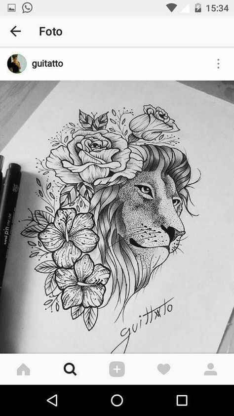 TOP 10 BADASS TATTOOS FÜR MÄDCHEN 2019 #tattoo #tattoos #besttattoos Lion Mandala, Lioness Tattoo, Epic Tattoo, Lion Tattoo Design, Leo Tattoos, Cat Tattoos, Inspiration Tattoos, Tiny Tattoo, Diy Tattoo