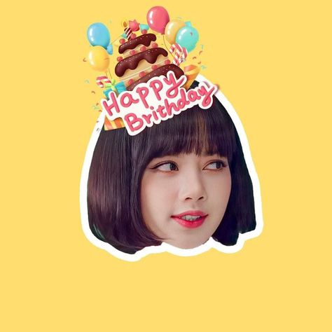 Blackpink Lisa Birthday, Lisa Happy, Lisa Birthday, Happy Birthday Lisa, Birthday Layout, Blackpink Lisa, Happy Birthday, Layout, Birthday