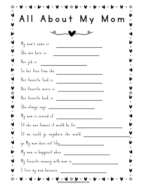 All About Dad Printable, Fathers Day Questionnaire, All About My Dad, Gifts For Expecting Dads, Dad Printable, Mothers Day Coloring Pages, Mother's Day Printables, Fathers Day Coloring Page, Father's Day Activities