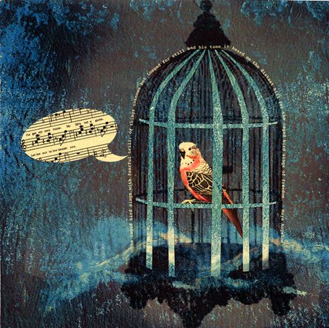 caged bird | The Caged Bird Sings by jway Caged Bird Sings, The Caged Bird, Caged Bird, The Caged Bird Sings, Sweeney Todd, The Cage, Bird Cages, Maya Angelou, Character Development