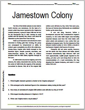 Jamestown Colony, Columbian Exchange, 7th Grade Social Studies, 4th Grade Social Studies, 13 Colonies, 5th Grade Social Studies, Homeschool Social Studies, Social Studies Worksheets, Social Studies Classroom