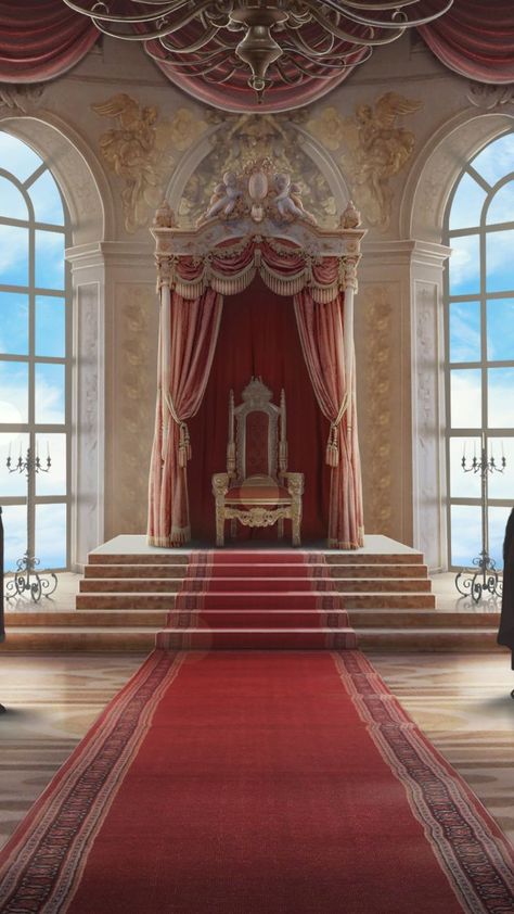 Royal Room, Royal Throne, Castle Background, Zepeto Background, Episode Backgrounds, Palace Interior, Castles Interior, Royal Aesthetic, Throne Room