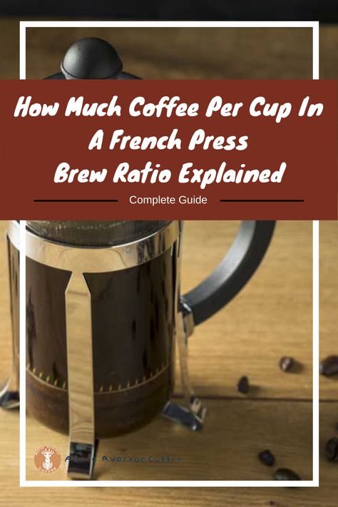 this all comes down to something called brew ratio, which is the ratio of coffee to water that you use. And the best brew ratios in a french press are between 1:15 and 1:17 which is 1 g of coffee per 15-17 ml of water. Which roughly works out as 2 tablespoons of coffee per cup, and 8 tablespoons of coffee per large 1 Liter/32 oz french press. French Press Ratio, French Press Iced Coffee, French Press Coffee Recipe, Large French Press, Make Cold Brew, French Press Cold Brew, Cold Brew Recipe, Cold Brew At Home, Coffee Brewing Methods