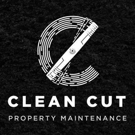 Logo design for Clean Cut Property Maintenance. Property Maintenance Logo, Steve Lacey, Maintenance Logo, Property Maintenance, Cleaning Logo, Lawn Maintenance, One Logo, Clean Cut, Portfolio Design