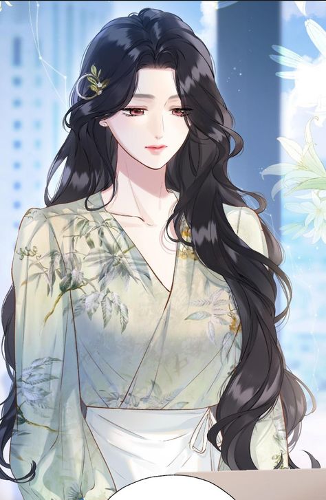 Beautiful Manhwa Woman, Accidental Love Manhwa, Accidental Love, Pfp Girl, Couples Drawings, Girls With Black Hair, Fairytale Art, Comic Collection