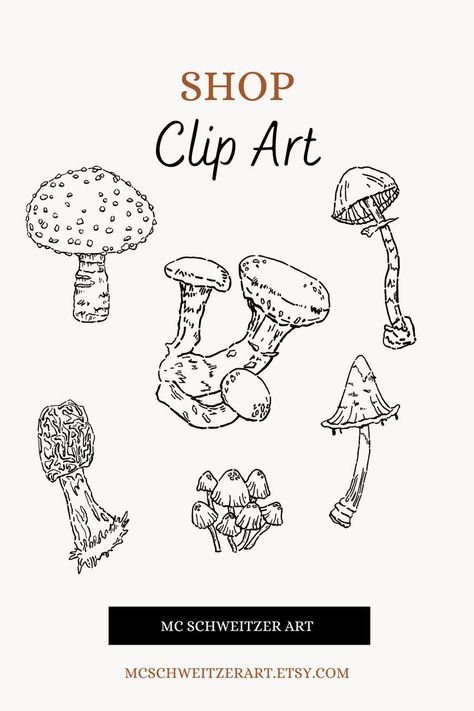 Destroying Angel, Woodland Clipart, Mushroom Species, Honey Milk, Fly Agaric, Art Bundle, Transparent Png, Cottage Core, Art Designs