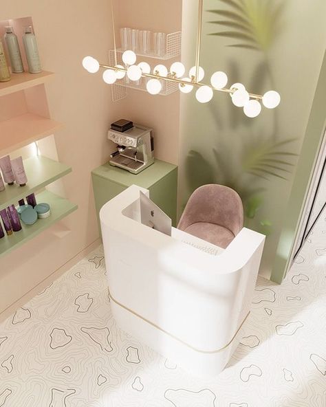 Small Spa Interior Design, Nail Salon Interior, Esthetician Room Decor, Dental Office Design Interiors, Esthetics Room, Spa Room Decor, Spa Interior Design, Salon Suites Decor, Nail Salon Decor