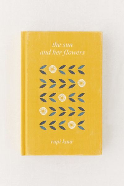 The Sun and Her Flowers Gift Edition By Rupi Kaur | Urban Outfitters Minimalist Book Cover Design, Adobe Indesign Tutorials, Poetry Book Cover, The Sun And Her Flowers, Minimalist Book Cover, Sun And Her Flowers, Graphic Design Magazine, Indesign Tutorials, Minimalist Book