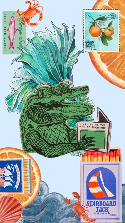 Florida #gator #florida #sun #summer #fun #wallpaper #background #matchbook Gator Wallpaper, Fresh Fish Market, Florida Gator, Fun Wallpaper, Fresh Fish, Summer Fun, Florida, Fish, Sun