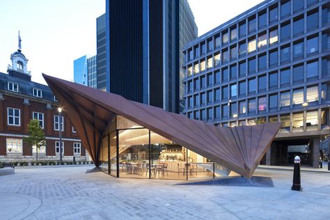 Architecture Pavilion, Pavilion Plans, Pavilion Architecture, Pavilion Design, Public Square, Small Buildings, City Of London, Interior Modern, Architectural Drawings