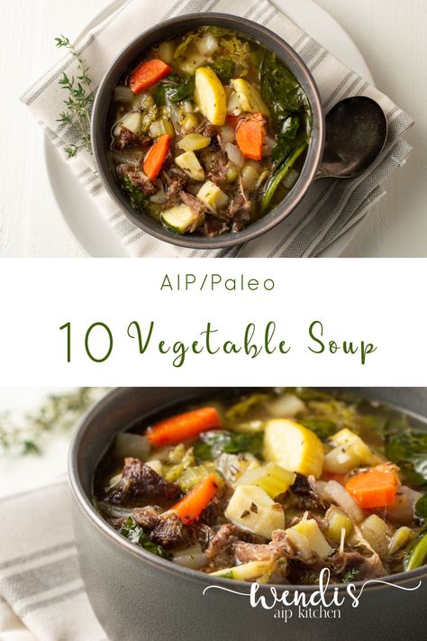 Paleo Vegetable Soup, Aip Soup, Aip Squash Soup, Aip Recipes Dinner, Healing Vegetable Broth, Aip Vegetable Soup, Aip Nightshade Free Recipes, Aip Recipes Autoimmune Protocol, Autoimmune Diet Recipes