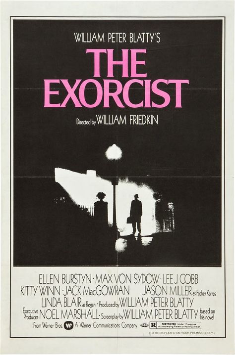 Movie Posters Scream, Exorcist Ii The Heretic, Exorcist Poster, Exorcist 1973, Classic Horror Movies Posters, Ellen Burstyn, Jared Harris, The Exorcist 1973, Jack Palance