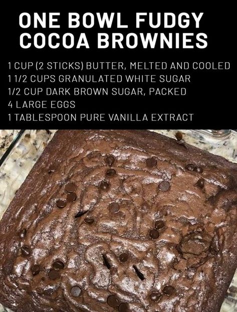 Search Results for “One Bowl Fudgy Cocoa Brownies” – 99easyrecipes One Bowl Fudgy Brownies, One Bowl Fudgy Cocoa Brownies, Brownies No Cocoa Powder, Cocoa Fudge Brownies, Cocoa Powder Brownies, One Bowl Brownies, Cocoa Brownies, Blondie Brownies, Kitchen Fun