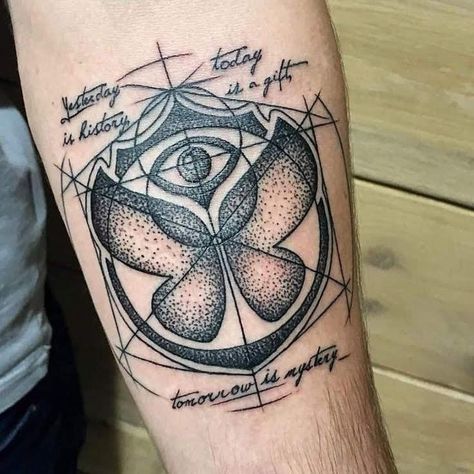 Edm Tattoo, Dj Tattoo, Tomorrowland Festival, Evil Eye Tattoo, Traditional Tattoo Designs, Usa Tattoo, Tattoo Love, Forarm Tattoos, Harry Potter Tattoos