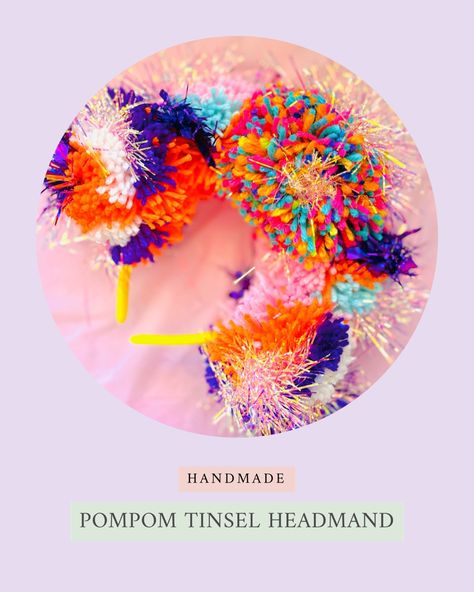 This cutest headband with these fluffy colorful pom poms! Headband makes the cutest accessory for any costume or adds a fun pop of detail to your outfit. This pompom headband not only looks great, but has got really beautiful appeal too! A lovely 3D hair accessory to wear whenever you want to make a statement. Tinsel Headband, 3d Hair, Cute Headbands, Pom Poms, Hair Accessory, The Cutest, Looks Great, Pom Pom, Hair Accessories