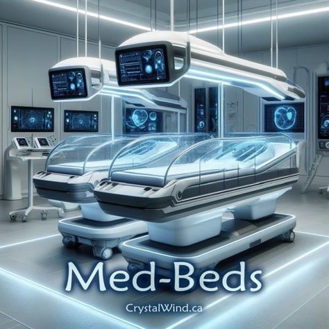 Med Beds Quantum Healing, Futuristic Hospital, Futuristic Laboratory, Futuristic Rooms, Feldenkrais Method, Scifi City, Future Technology Concept, Alexander Technique, Energy Therapy