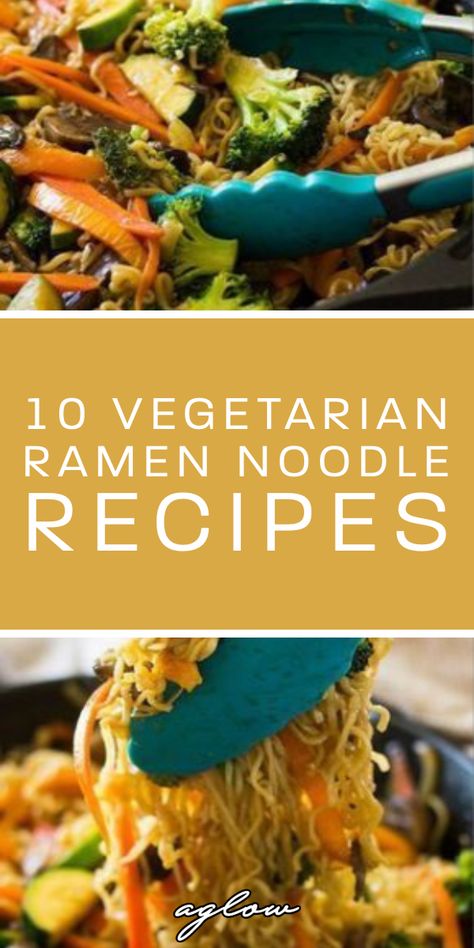 Mushroom Ramen Noodles, Easy Rice Noodle Recipes, Healthy Ramen Recipes, Ramen Noodle Recipes Soup, Ramen Noodle Recipes Easy, Ramen Soup Recipes, Mushroom Ramen, Vegetable Ramen, Vegetarian Noodles Recipes