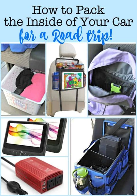 Heading out on the road soon? Here are some travel hacks on how to pack your car for a road trip- from a Mom of 6 kids! Packing For A Road Trip, Road Trip Organization, Car Travel Hacks, Travel Hacks Kids, Car Packing, Long Car Trips, Road Trip Food, Road Trip Car, Road Trip Packing