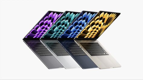 Apple reveals the 15-inch MacBook Air at WWDC 2023 Macbook Pro 13 Inch Wallpaper Aesthetic, Midnight Macbook, Macbook Air Laptop, New Macbook Air, Macbook Air 13 Inch, Macbook Pro 13 Inch, Macbook Air 15, Apple New, Mac Pro